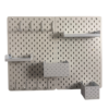 Pack Pegboard Pro avec double panneau perforé et accessoires de rangement complets